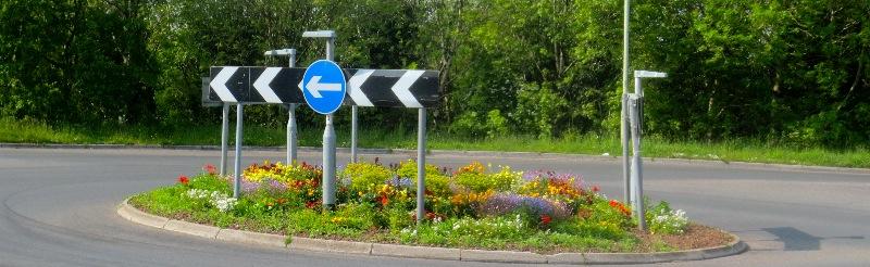 Dees Roundabout at Whiddon Down